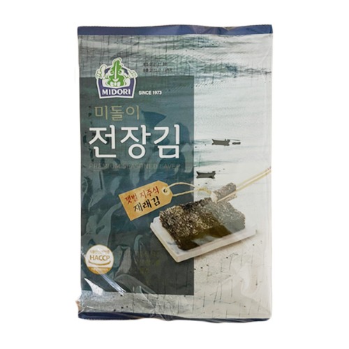 미돌이 전장김 20g x 3팩, 갯벌지주식 재래김 - 보양 미도리